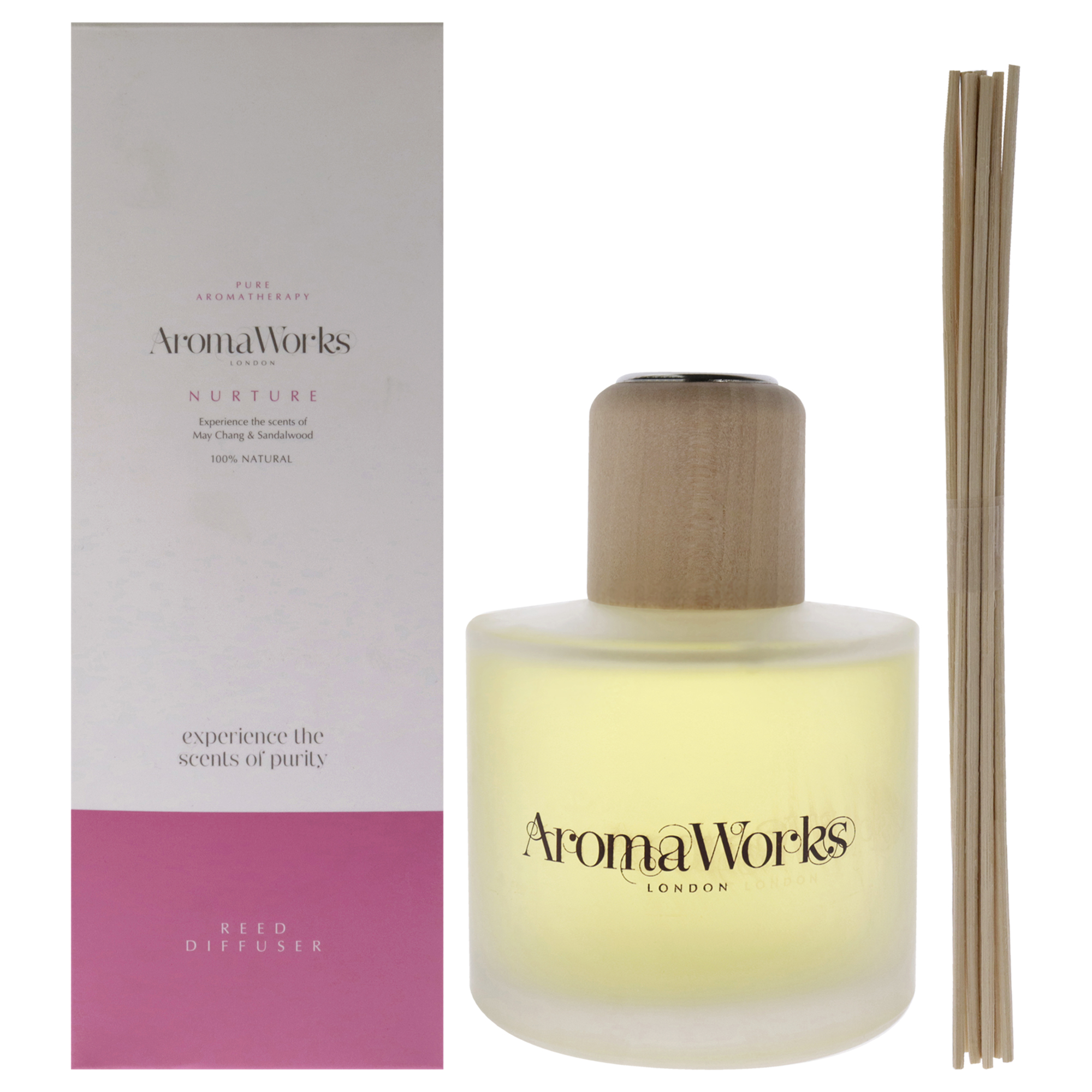 Aromaworks Nurture Reed Diffuser Reed Diffuser 6.76 oz fragrance bottle